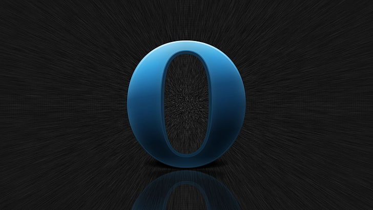 Opera browser, world, red, blue, circle, geometric shape, black color, HD wallpaper