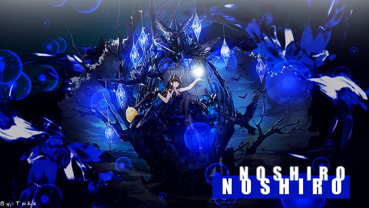 Noshiro (Azur Lane), anime girls, Night Elves