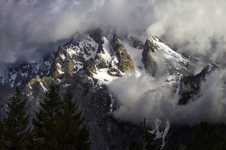 Grand Teton National Park, mountains, landscape, nature, scenics - nature, HD wallpaper