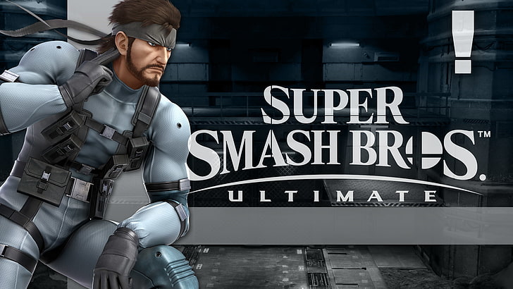 super smash bros, solid snake, crossover, metal gear, Games