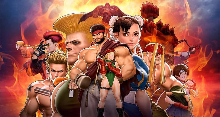 Street Fighter, video games, Cammy White, Ryu (Street Fighter)