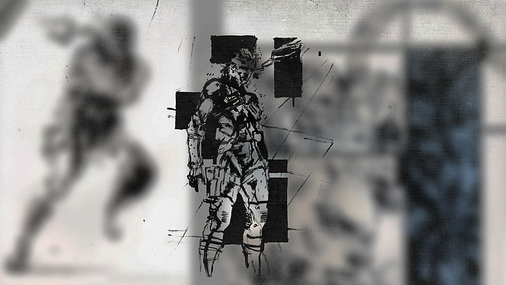 Metal Gear, Metal Gear Solid 2, Solid Snake, video games, Yoji Shinkawa, HD wallpaper