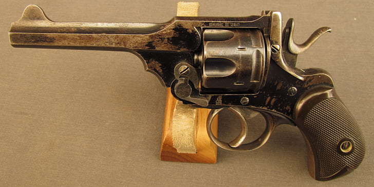 Weapons, Webley Mk. II revolver, HD wallpaper