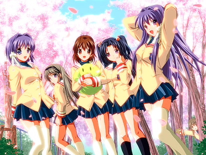 HD wallpaper: Anime, Clannad, Fuuko Ibuki, Kotomi Ichinose | Wallpaper ...