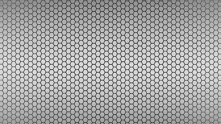 metal patterns templates textures metallic hexagon Abstract Textures HD Art, HD wallpaper