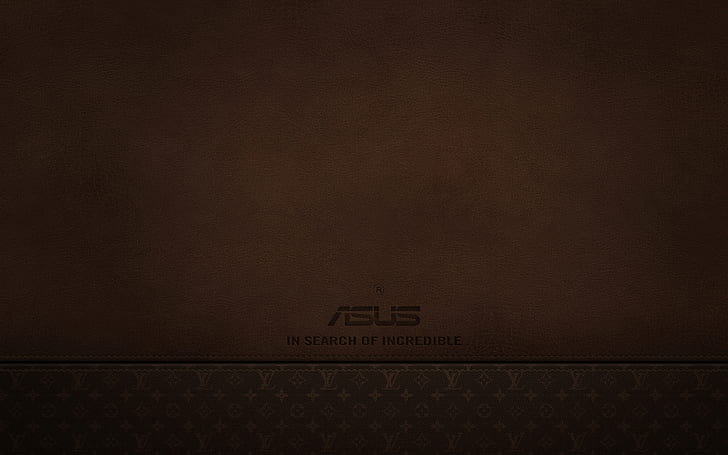 ASUS, logo, digital art, Louis Vuitton, HD wallpaper