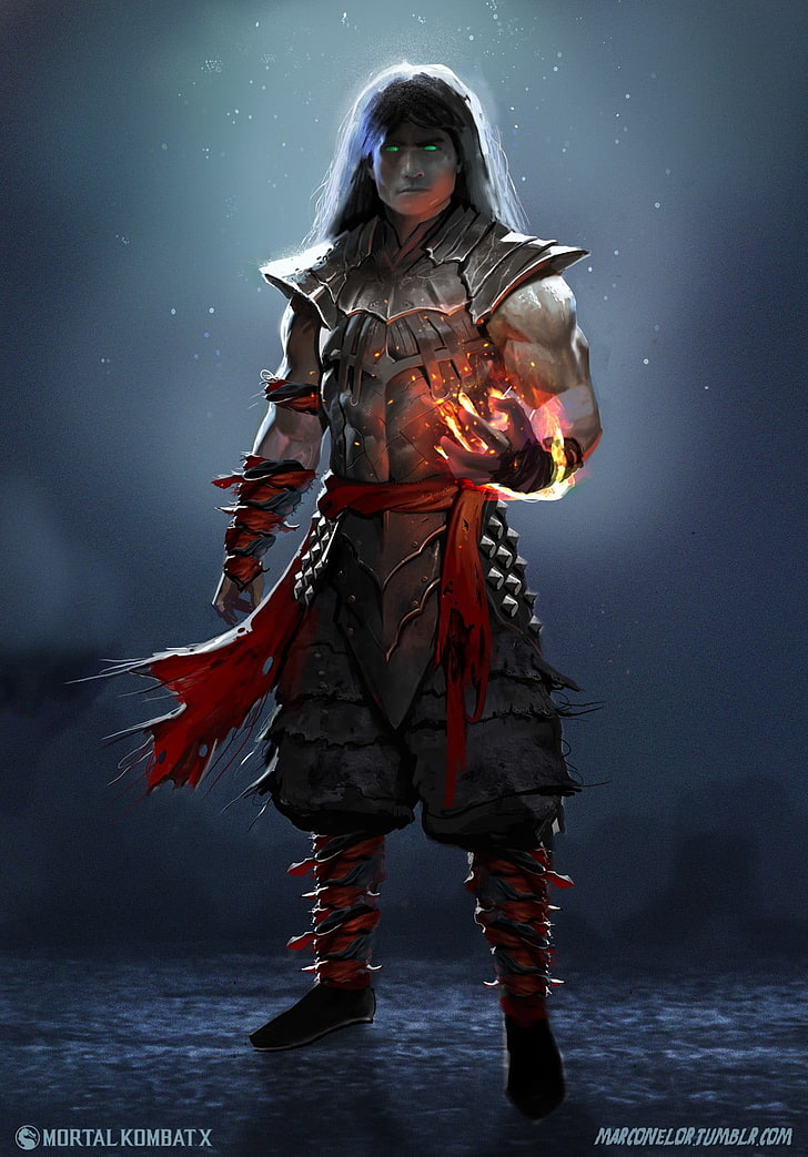 Mortal Kombat Liu Kang, Mortal Kombat X, concept art, digital art, HD wallpaper