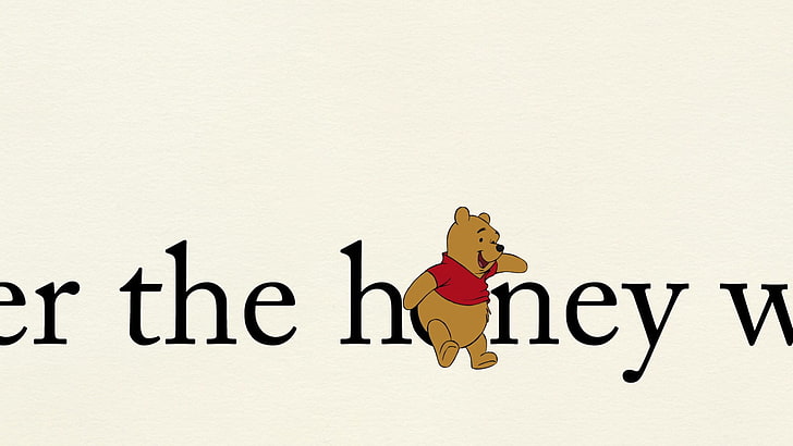 winnie the pooh backgrounds images, communication, text, copy space, HD wallpaper