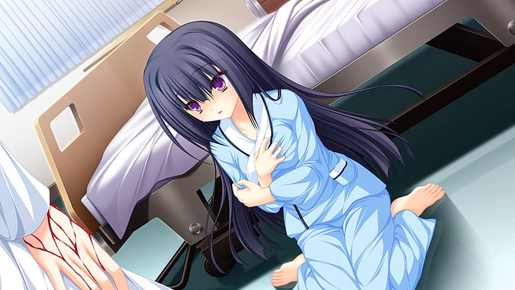 gray-haired female anime character, mikagami mamizu, lunaris filia, HD wallpaper