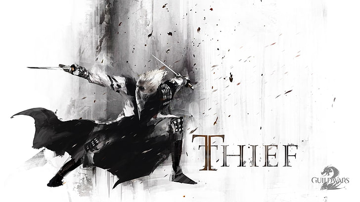 Thief Guild Wars 2 poster, no people, wall - building feature