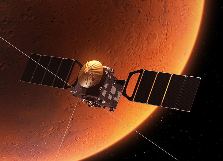 Mars Orbiter Mission, Satellite, Mars Planet, 5K, HD wallpaper