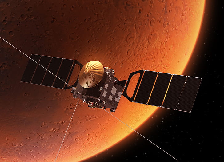 Mars Planet, 5K, Mars Orbiter Mission, Satellite, HD wallpaper