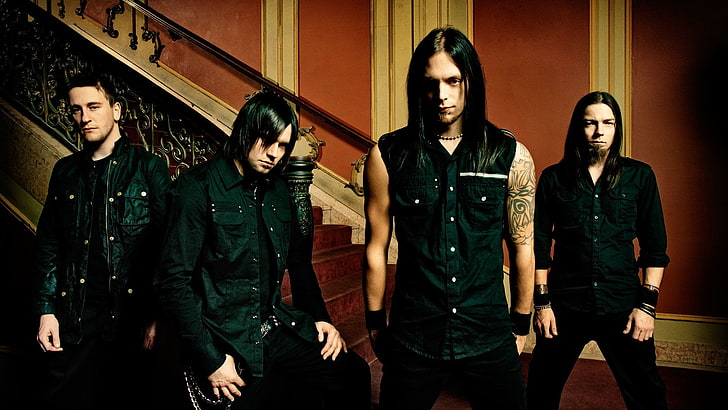 Band (Music), Bullet For My Valentine, group of people, young men