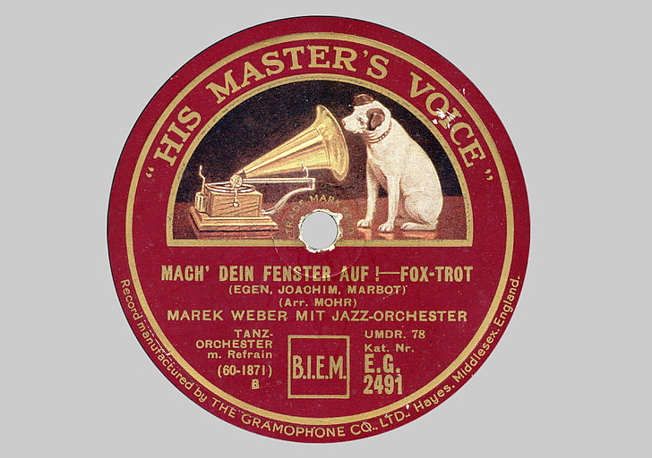 1920, 1930, analog, beschallung, gramophon, gramophone, his masters voice