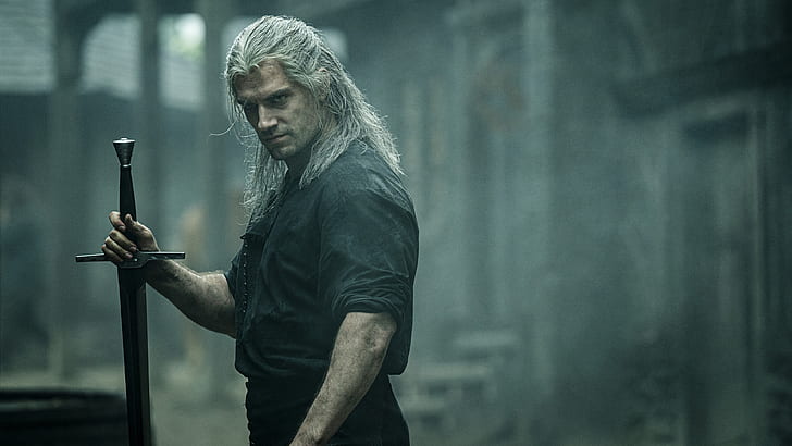 men, white hair, Henry Cavill, The Witcher, The Witcher (TV Series), HD wallpaper