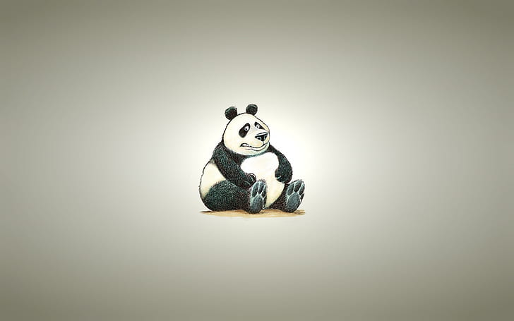 HD wallpaper: Fat Panda Bear, funny, cool, beautiful | Wallpaper Flare