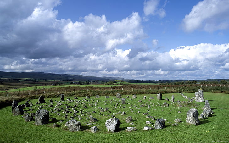 Beaghmore Stone Circles Northern Ireland, HD wallpaper