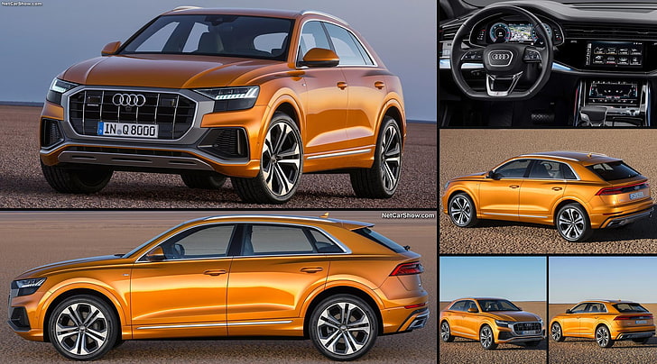 Audi Q8 2019, car, mode of transportation, motor vehicle, land vehicle, HD wallpaper