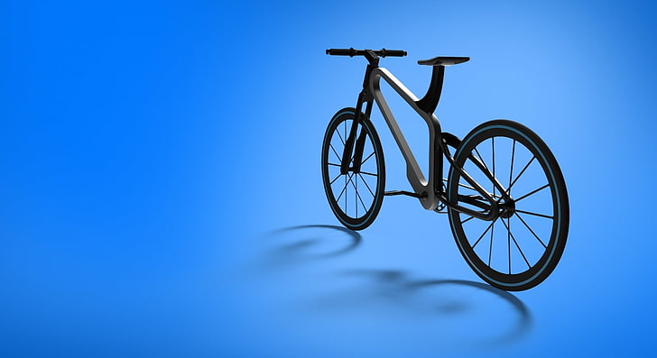 HD wallpaper: Illume, Artistic, 3D, Lights, bike, blue, bicycle, background  | Wallpaper Flare