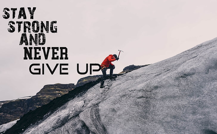 Never give up 1080P, 2K, 4K, 5K HD wallpapers free download | Wallpaper  Flare