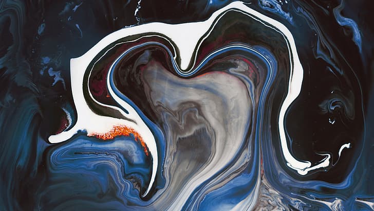 Colorful Liquid Flow Abstract Digital Art HD 4K Wallpaper #8.1392