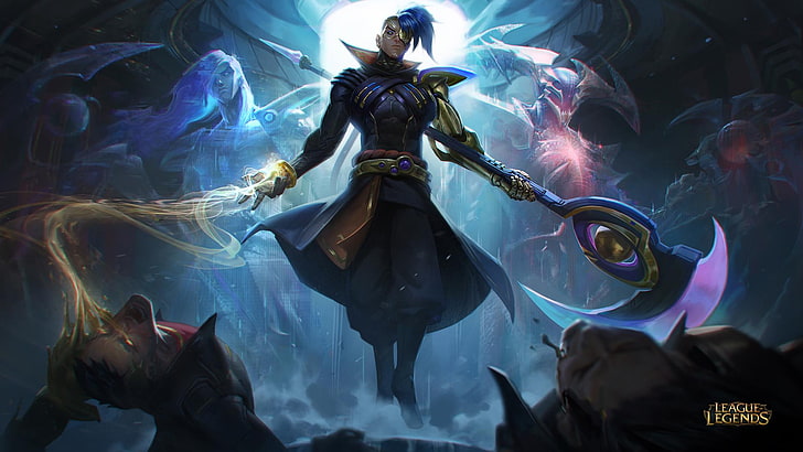 Kayn (League of Legends), Summoner's Rift, video games, group of people, HD wallpaper
