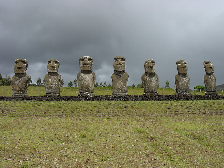 easter, island, moai, statues, HD wallpaper