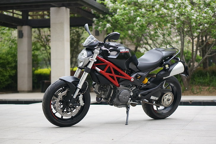 Ducati, Ducati Monster 796, vehicle, motorcycle, mode of transportation, HD wallpaper