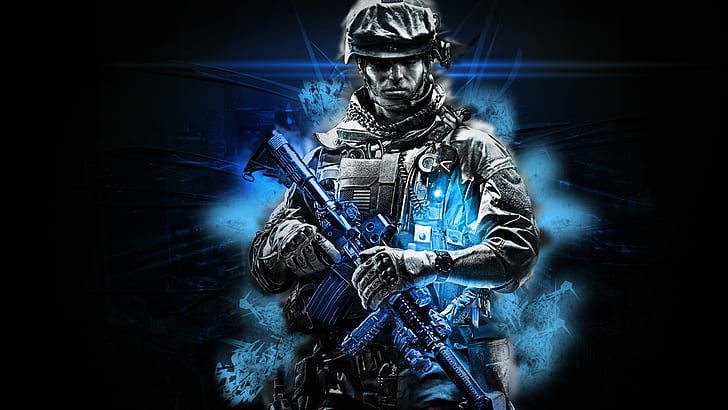 Battlefield Soldier HD, video games, HD wallpaper