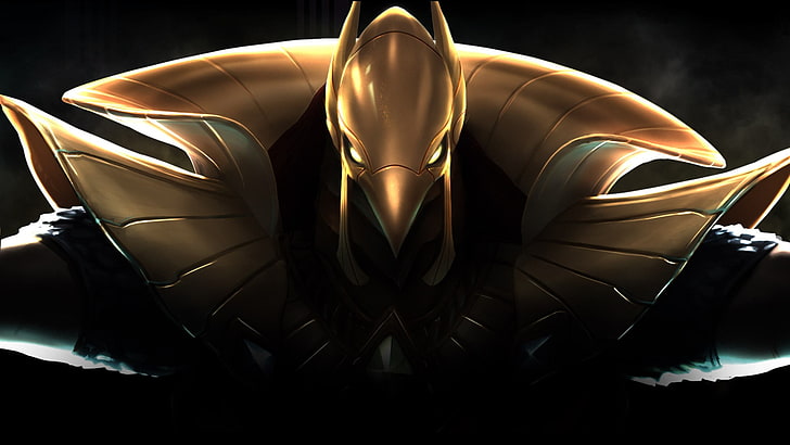 brown and black monster wallpaper, League of Legends, Shurima