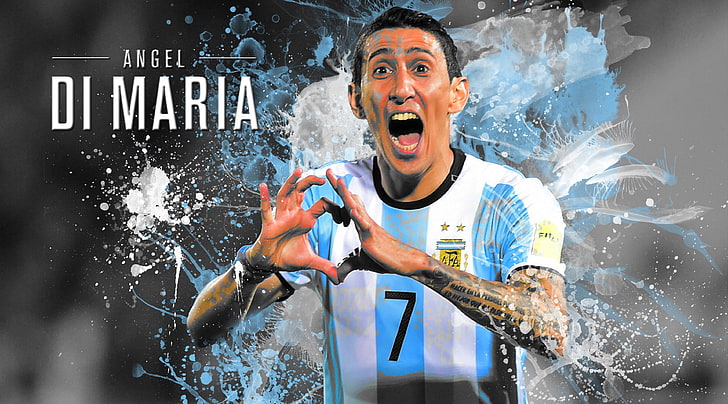 Angel Di Maria Argentina - 2016, Sports, Football, real people, HD wallpaper