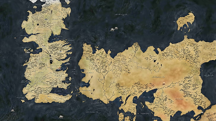 Map Game of Thrones