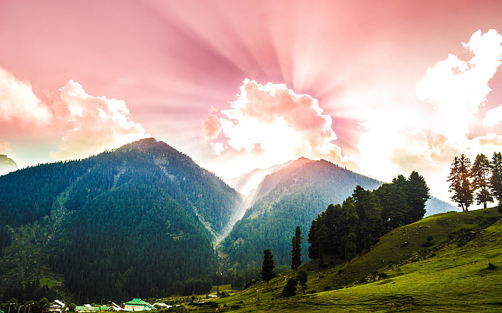 Jammu Dreamy Sunset-High Quality HD Wallpaper, scenics - nature, HD wallpaper