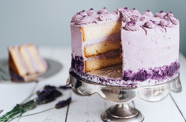 food, cake, sweets, violet