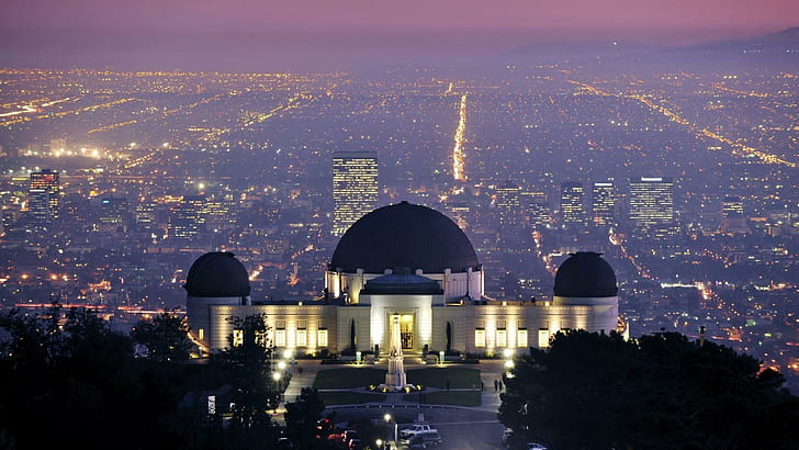 Griffith Observatory In Los Angeles, architecture, cityscapes
