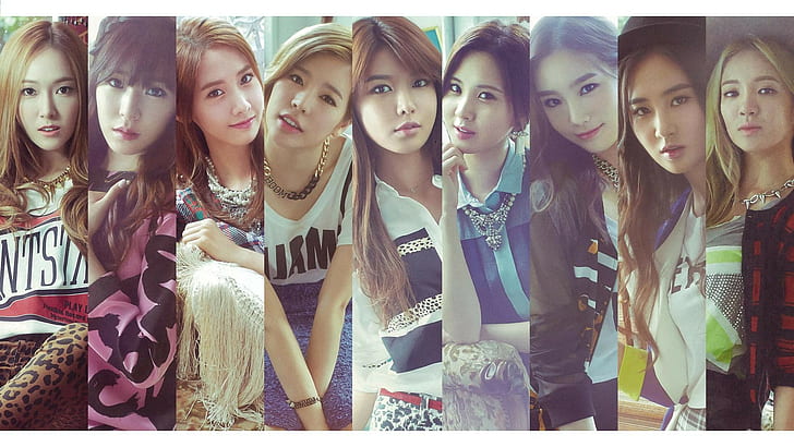 model  Korean  K-pop  musician  singer  SNSD  collage  Asian  Girls Generation, HD wallpaper