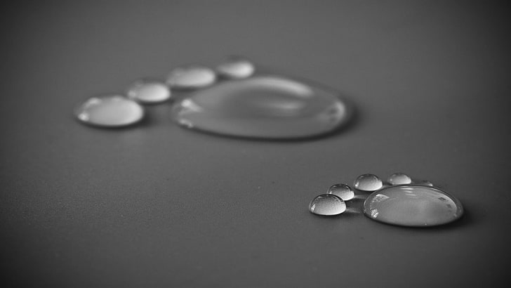 water droplets, Linux, Ubuntu, GNOME, healthcare and medicine, HD wallpaper