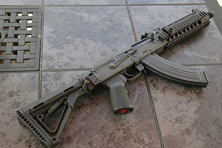 Weapons, Draco Sbr Assault Rifle, HD wallpaper