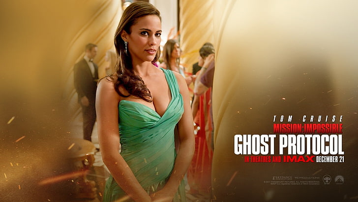 movies, Mission Impossible Ghost Protocol, movie poster, women, HD wallpaper