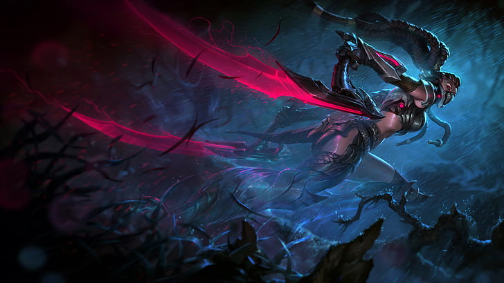 Akali Headhunter Skin Spotlight League Of Legends Pc Games Hd Wallpapers For Mobile Phones Tablet And Laptop 6000×3375, HD wallpaper