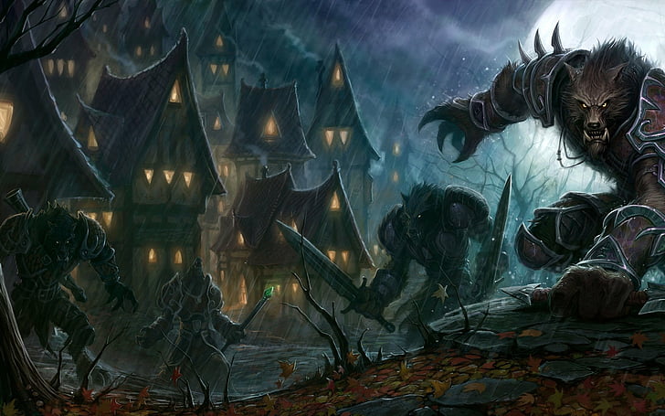 Warcraft, World Of Warcraft, Worgen (World Of Warcraft), HD wallpaper