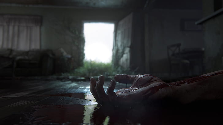 Video Game, The Last of Us Part II, Blood, Hand
