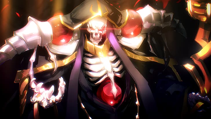 828x1792px Free Download Hd Wallpaper Overlord Anime Ainz Ooal Gown Wallpaper Flare