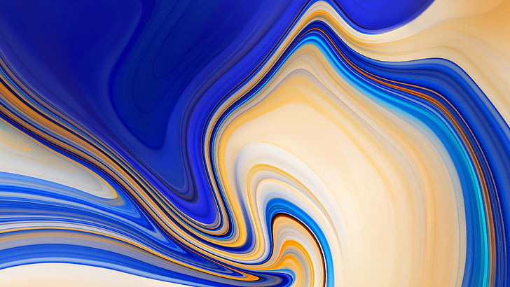 Samsung Galaxy Note 9, Android 8.0, Android Oreo, abstract, HD wallpaper