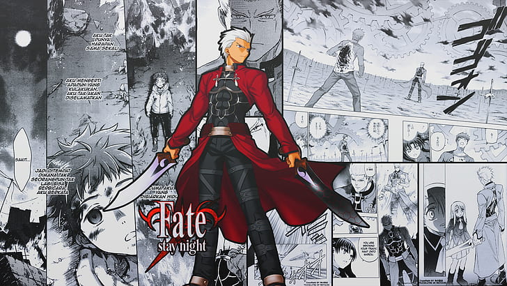 Fate/Stay Night, Archer (Fate/Stay Night), manga, HD wallpaper