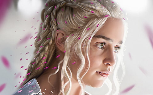 HD wallpaper: Daenerys Targaryen and Drogon cartoon graphic, A Song of Ice  and Fire | Wallpaper Flare