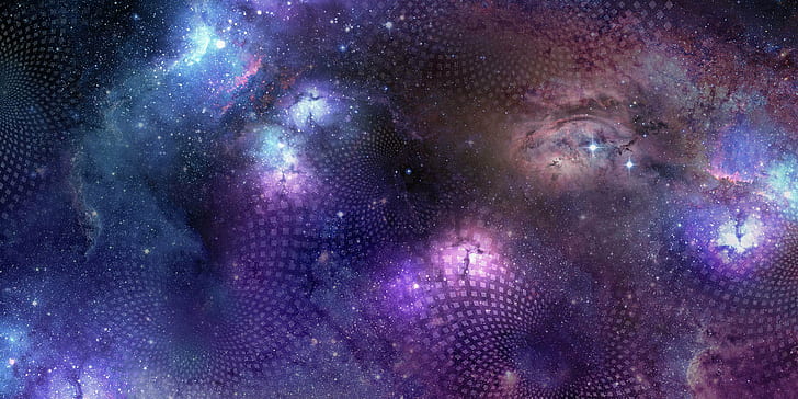 psychedelic, trippy, colorful, space, fractal, HD wallpaper