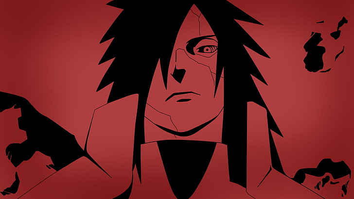 Madara illustration, Naruto Shippuuden, Uchiha Madara, Rinnegan, HD wallpaper