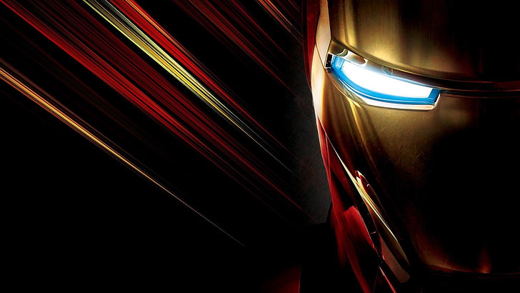 Iron Man clip art, illuminated, lighting equipment, indoors, no people, HD wallpaper