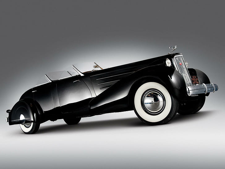 Cadillac V16 Series 90 Dual Cowl Custom Sport Phaeton '1937, vintage car, HD wallpaper